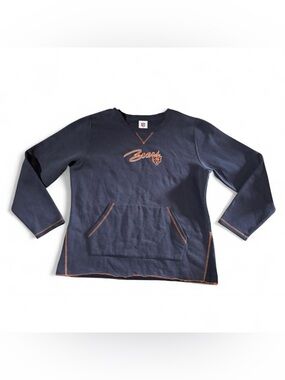 NFL Chicago Bears Navy Fleece Crewneck Sweatshirt